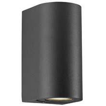 Canto Maxi Seaside Black Outdoor Up/Down Wall Light