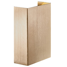 Fold 10.5cm Brass Outdoor Up/Down Wall Light