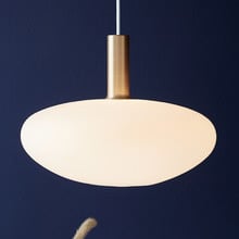 Alton Aluminium Opal Glass Pendant Light