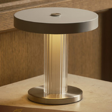 Trezzi Steel LED Cordless Table Lamp with USB Cable