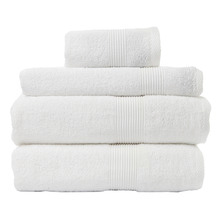 4 Piece Cloelia Cotton Bamboo Bathroom Towel Set