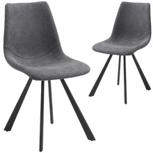 Faux Leather Orleans Dining Chair (Set of 2)