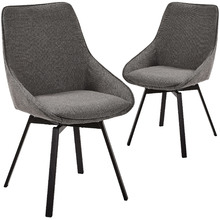 Devin Swivel Dining Chairs (Set of 2)