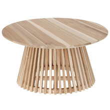 Darla Round Wooden Coffee Table