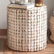 Samuels Coconut Side Table