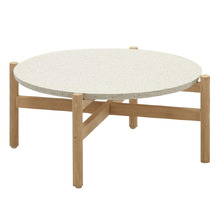 Povel Eucalyptus Wood Outdoor Coffee Table