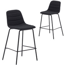 65cm Winnie Upholstered Barstools (Set of 2)