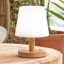 Audrey Timber Rechargeable LED Table Lamp
