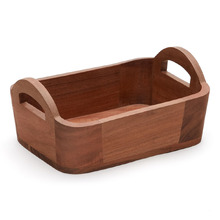 Wanda Acacia Wood Serving Basket Tray