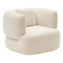 Cream Penelope Boucle Armchair