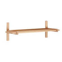 Leona Oak Wood Wall Shelf