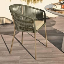 Janet Cushioned Outdoor Dining Chairs (Set of 4)
