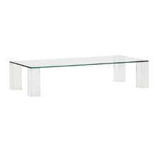 Chauncey Rectangular Glass Coffee Table