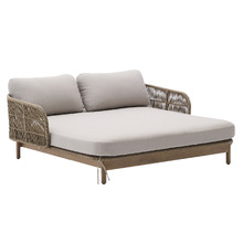 Evans Acacia Wood Outdoor Daybed