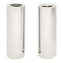 Holler Stainless Steel Candle Holders (Set of 2)