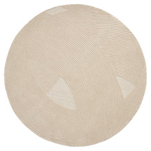 Aaliyah Jacquard Wool Round Rug