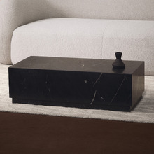 Luka Rectangular Marble Coffee Table