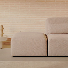 89cm Grey Addison Ottoman