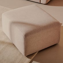 65cm Grey Addison Ottoman