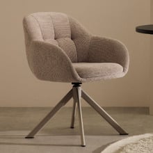 Meriden Chenille Swivel Armchair