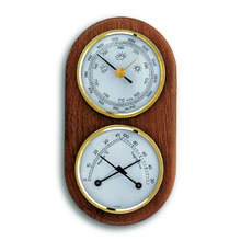 Weather Station with Gold Rings