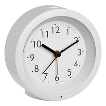 10.5cm White Etu Electronic Bell Alarm Clock