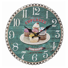 33.7cm Cupcakes Vintage Wall Clock