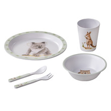 Ashdene 5 Piece Kids' Bush Buddies Dinner Set