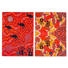 2 Piece Maarakool Art Earth Cotton Kitchen Towel Set