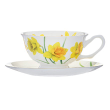 2 Piece Botanical Symphony Daffodil Cup & Saucer Set