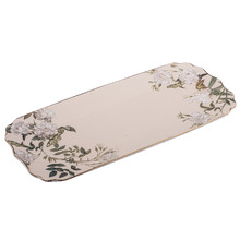 Cream Elegant Rose New Bone China Platter
