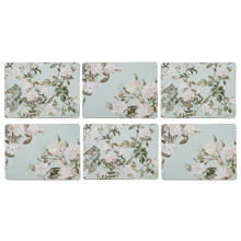6 Piece Elegant Rose Placemat Set