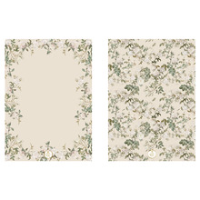 2 Piece Elegant Rose Kitchen Towel Set