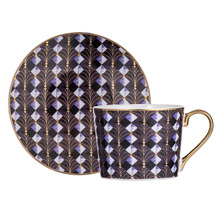 Midnight Decadence 230ml Cup & Saucer