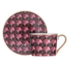 Magenta Decadence 230ml Cup & Saucer