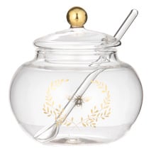 Elegant Bee 350ml Sugar Bowl with Spoon