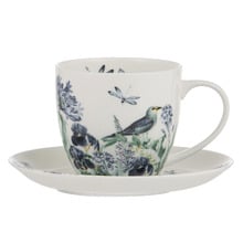 Iris Garden 260ml Cup & Saucer