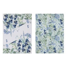 2 Piece Iris Garden Kitchen Towel Set