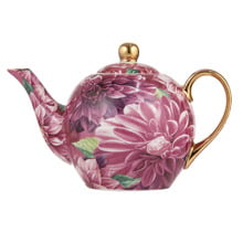 Pink Dahlia Bold Blooms 600ml Teapot