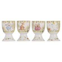 4 Piece Barney Gumnut Bushland Egg Cup Set
