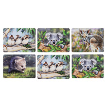 6 Piece Babies of the Bush Placemat Set