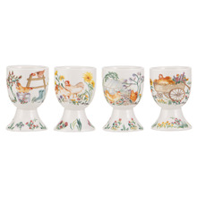 4 Piece Garden Hens Egg Cups