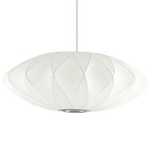 Bubble Saucer Replica Fabric Criss Cross Pendant Light