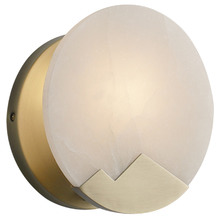 Moon Replica Metal & Glass Wall Sconce