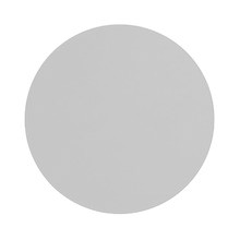 Eclipse White Backlit Flush Mount Wall Light