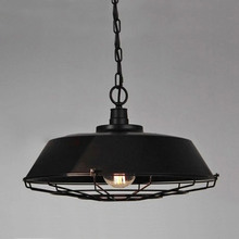 Vintage Wire Steel Pendant Light