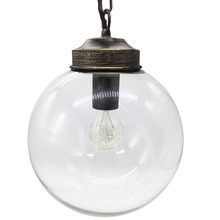 Quinn Iron & Glass Pendant Light