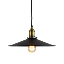 Aged Steel Filament Pendant Light