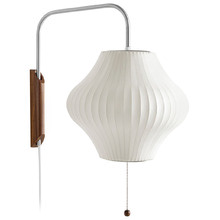 George Nelson Pear Replica Steel Wall Sconce
