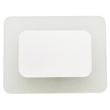 Leticia White Acrylic LED Flush Mount Wall Light